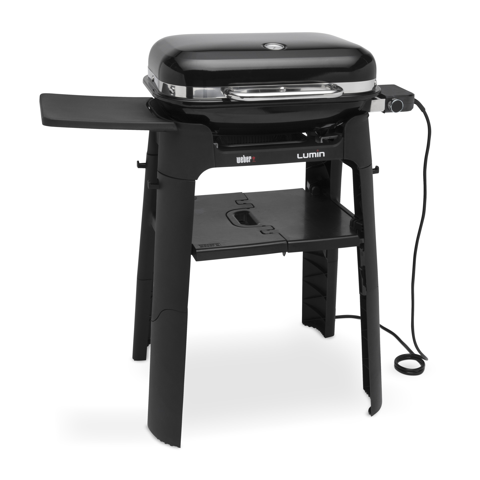 Lumin Elektrogrill mit Stand, schwarz