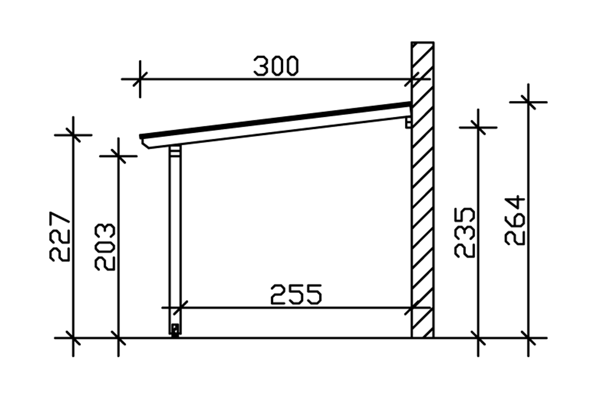 Terrassenüberdachung Andria bei leitermann.de günstig kaufen Terrassenüberdachung Andria