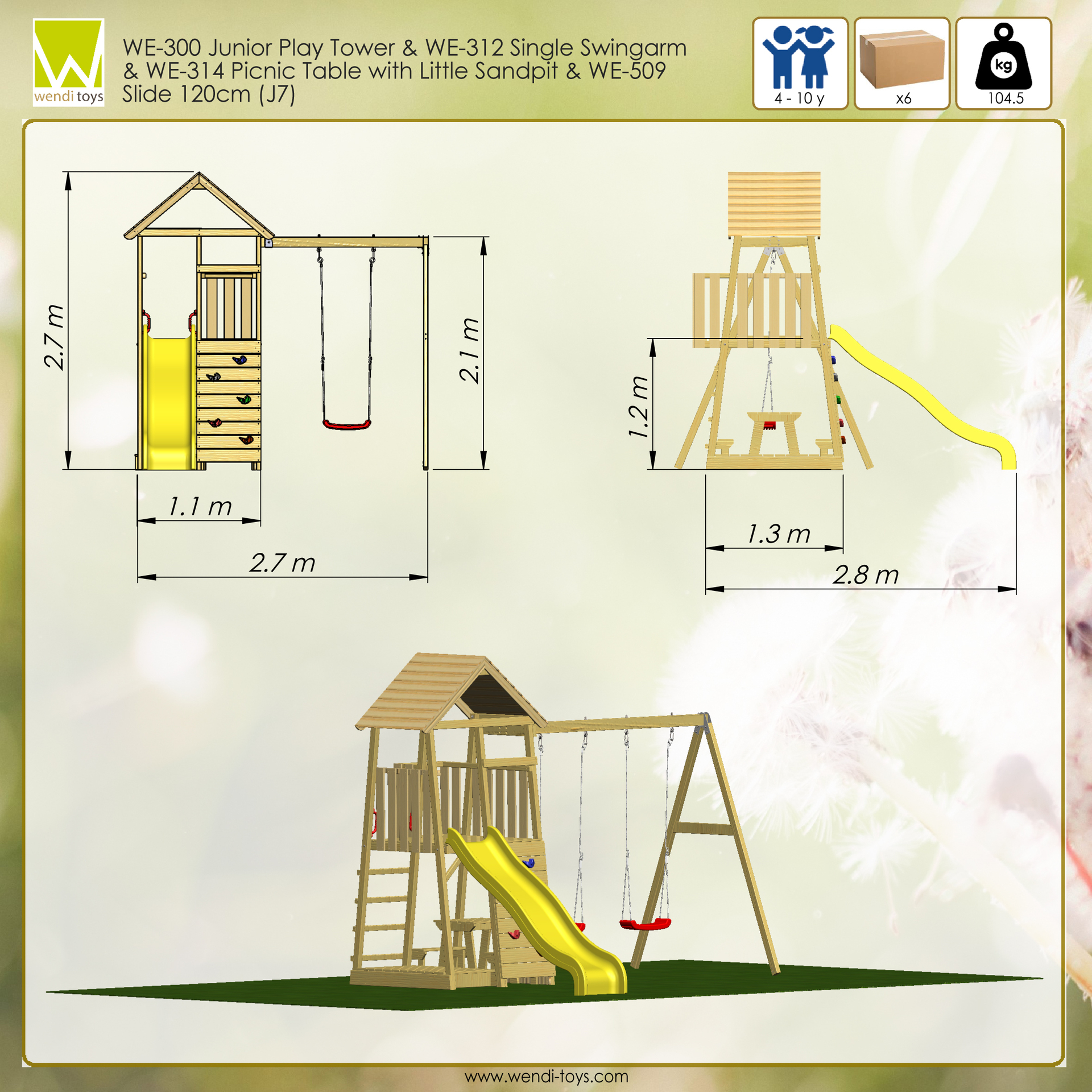 Spielturm bei leitermann.de günstig kaufen Spielturm