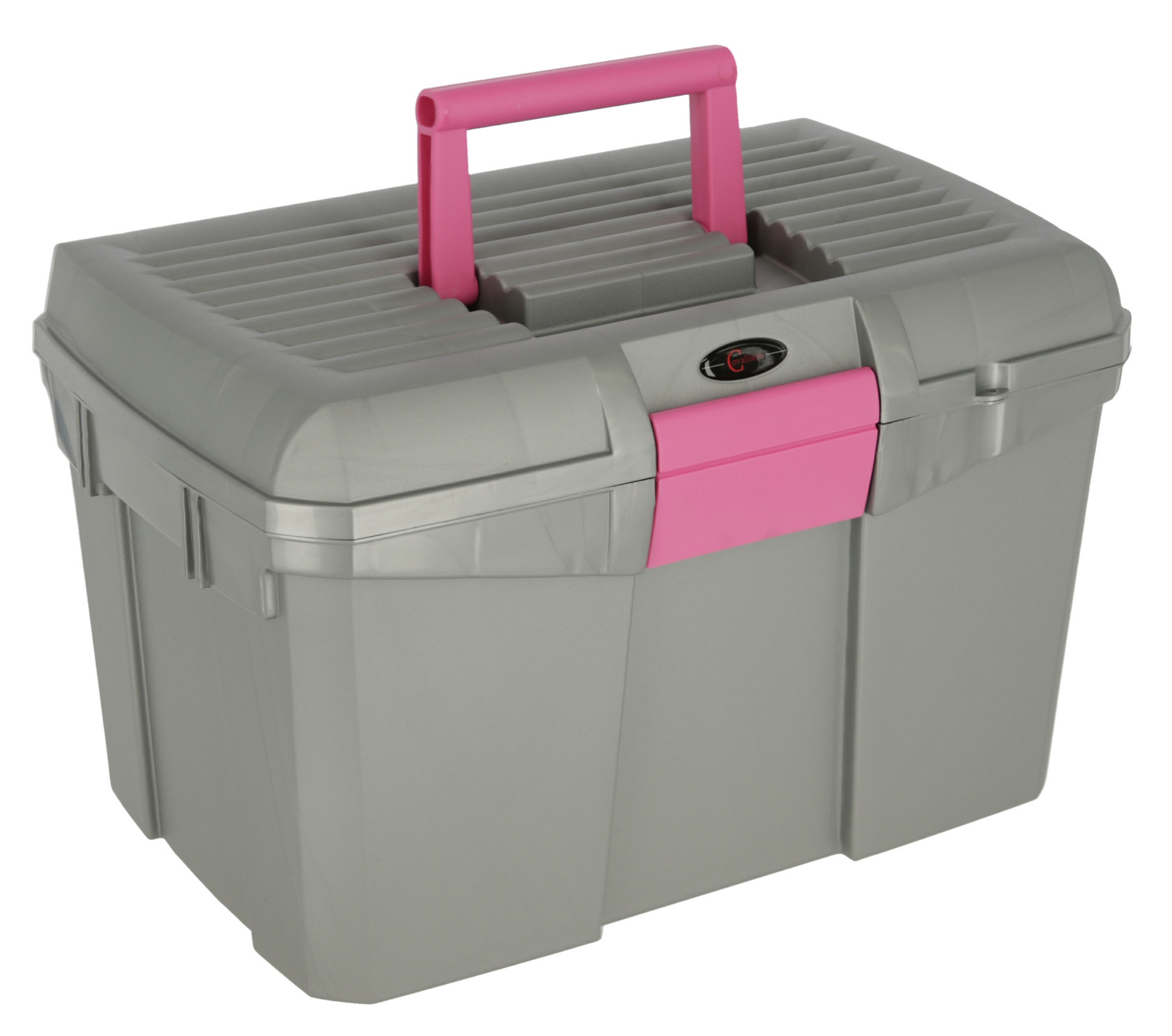 Kerbl Putzbox Siena grau/pink