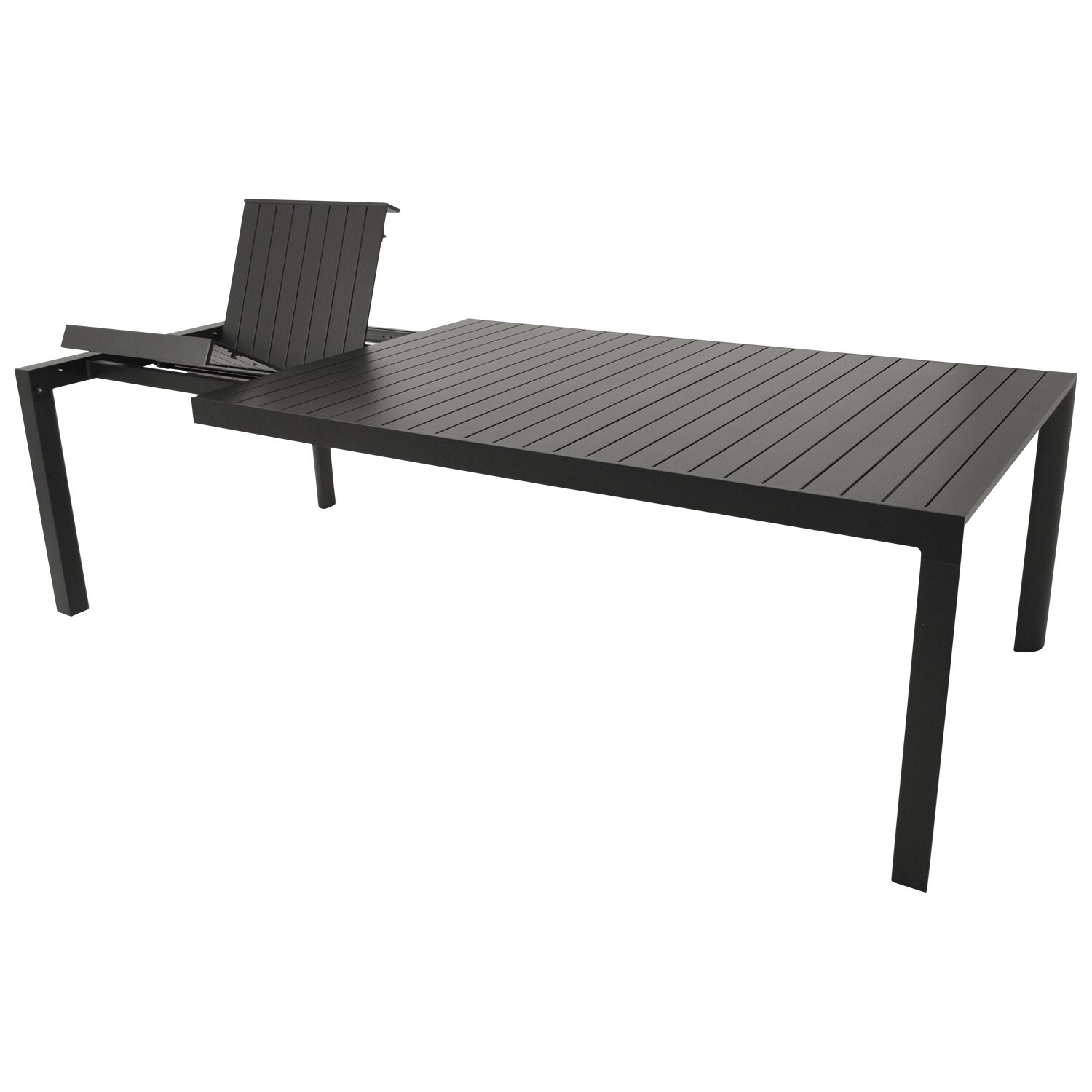 Ausziehtisch 195/255x120cm, Alu anthrazit bei leitermann.de günstig kaufen Ausziehtisch 195/255x120cm, Alu anthrazit