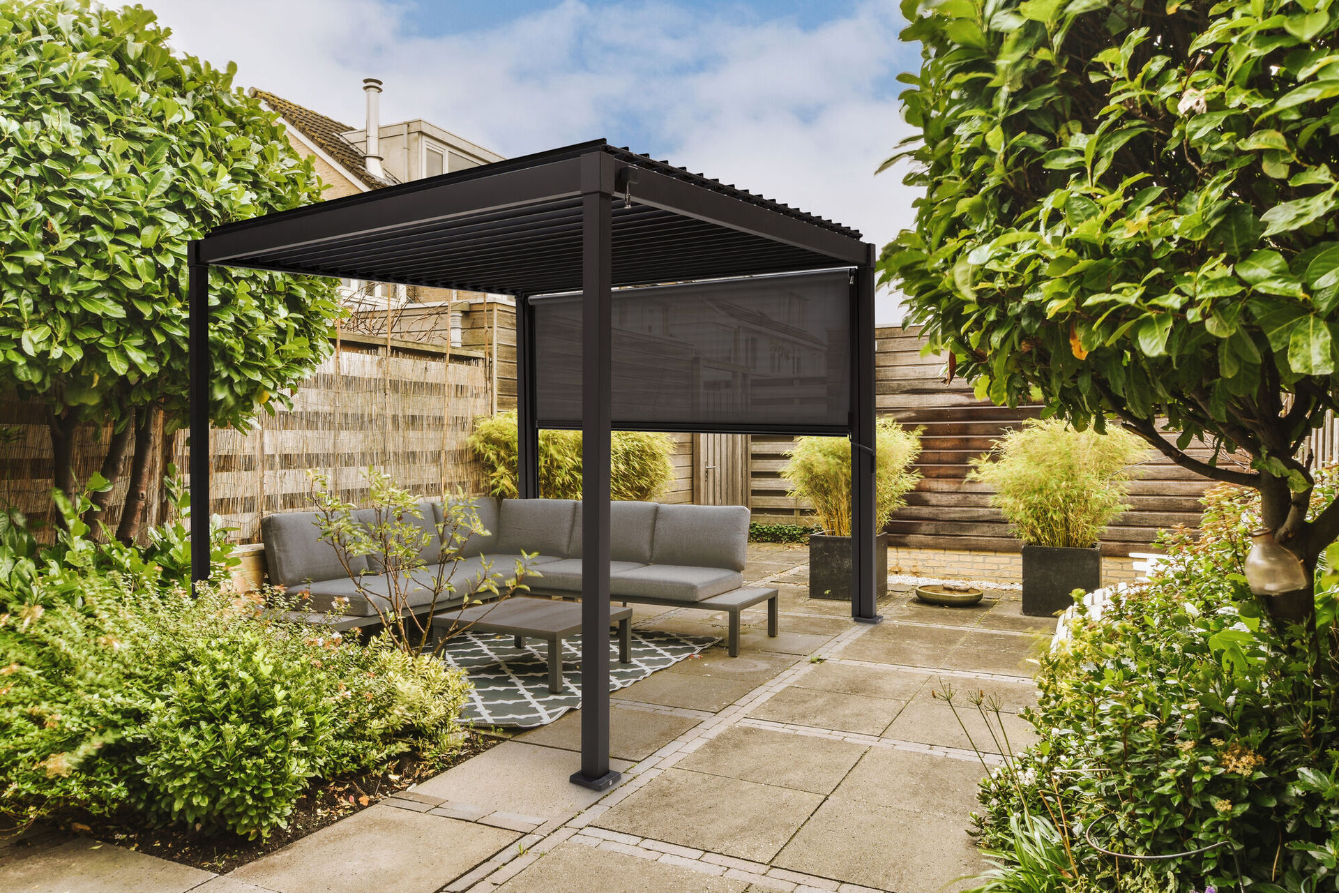 Pergola-Kurbelrollo 88 Anthrazit