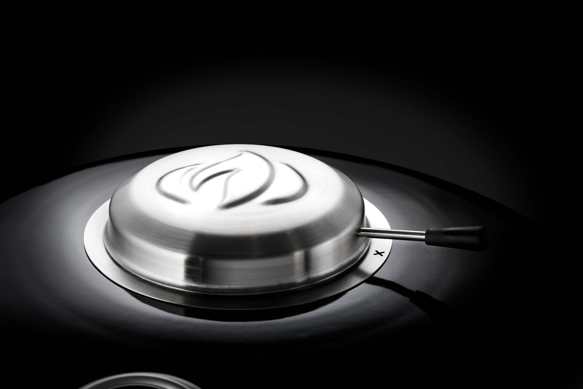 PRO22 Holzkohle-Kugelgrillwagen, schwarz