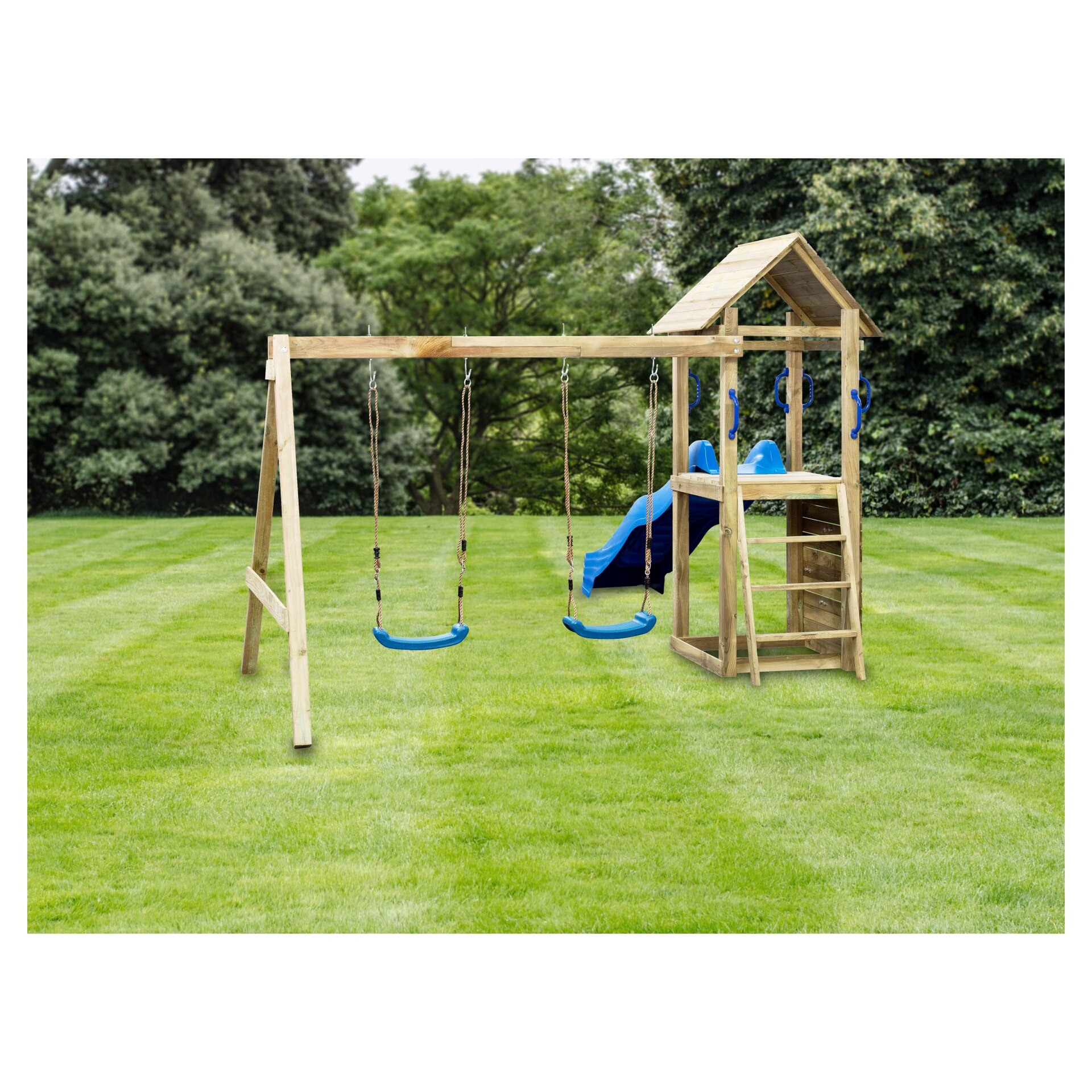 Spielturm MIA mit Doppelschaukel B 295xT 160xH 210 cm