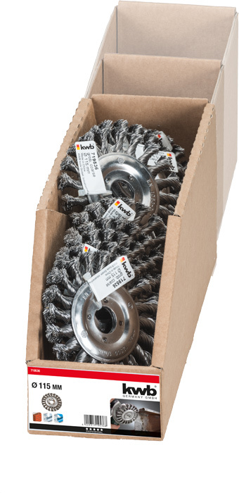 AGGRESSO-FLEX Scheibenbürste gezopft