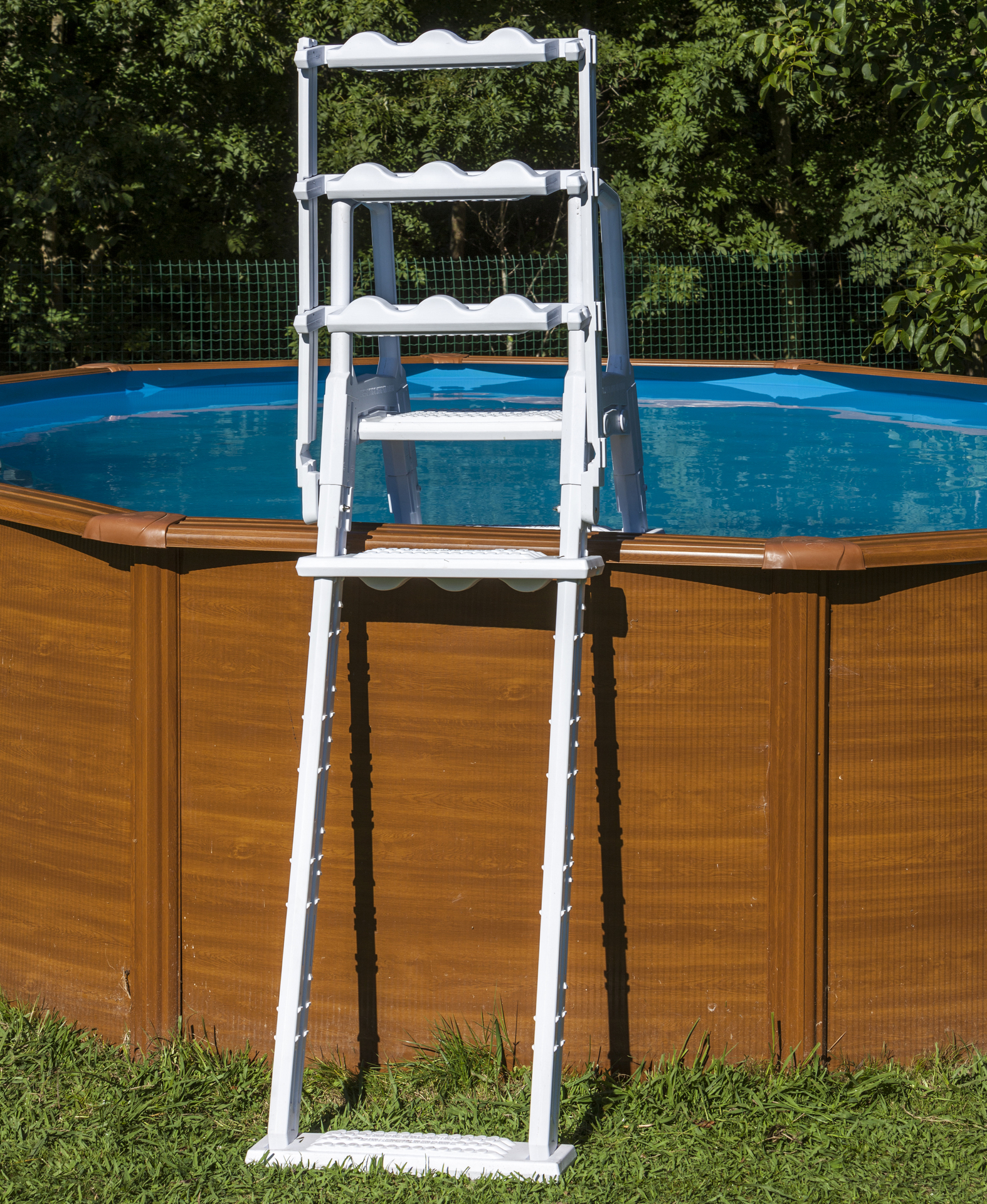 Blasgeformte Leiter für Aufstellpools bei leitermann.de günstig kaufen Blasgeformte Leiter für Aufstellpools