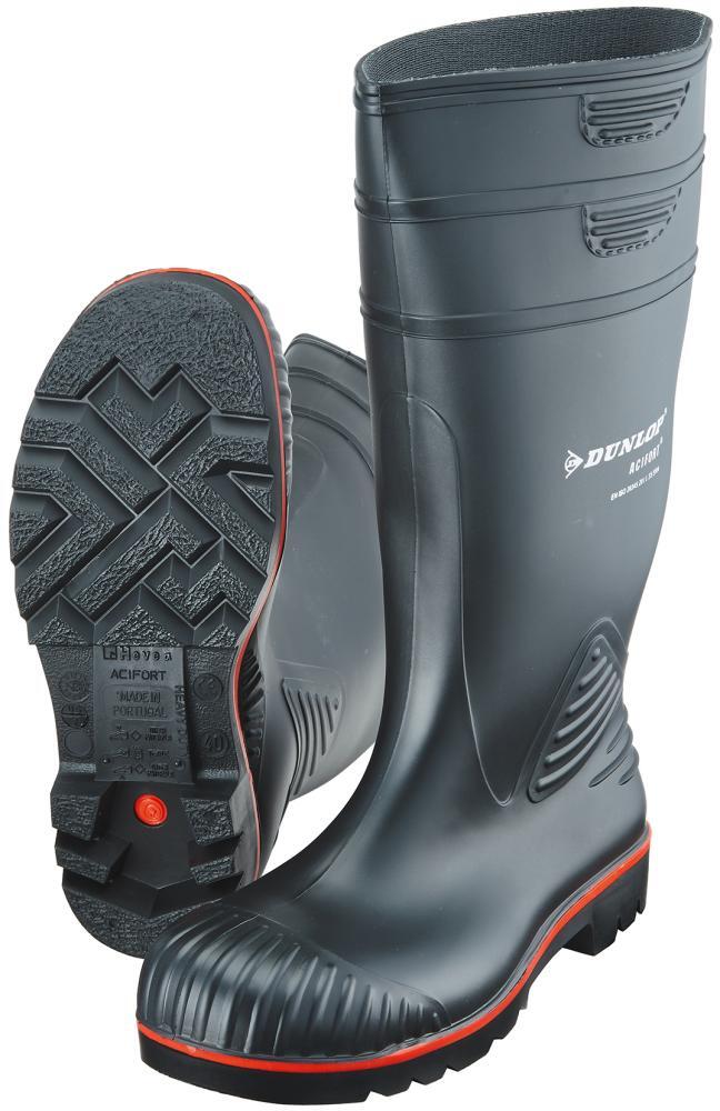 Dunlop Bau-Stiefel Acifort S5 Gr.48,schwarz