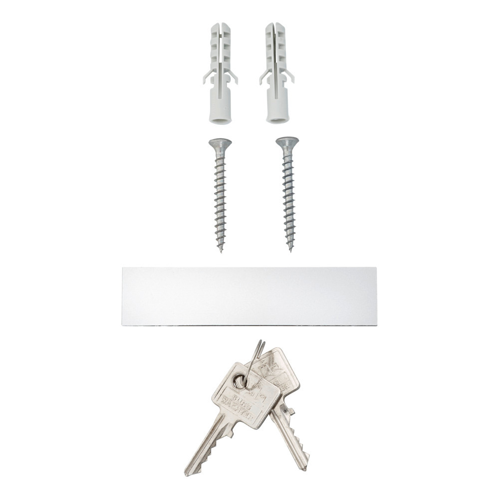 Kunststoff-Briefkasten Fehmarn 3888 W