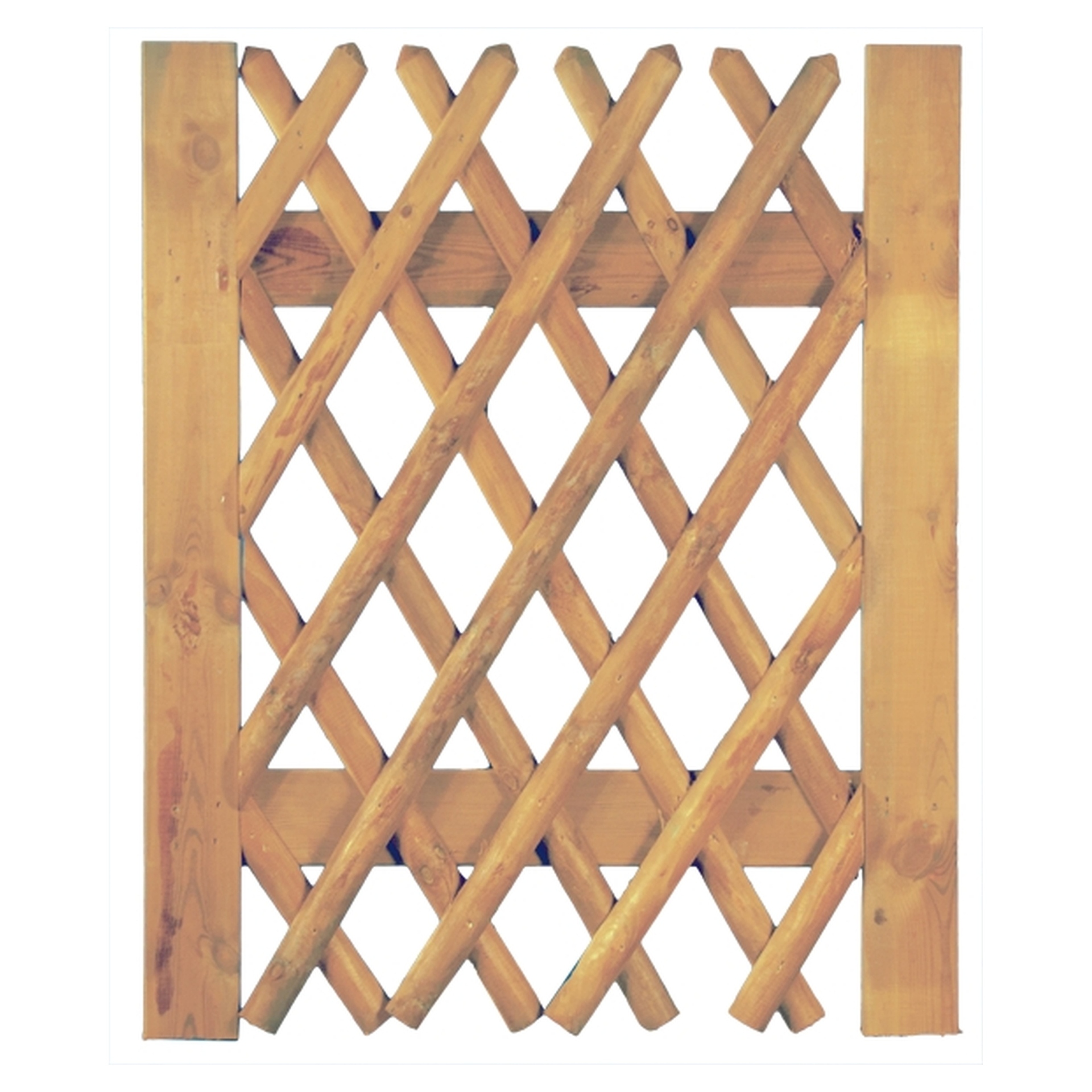 Jägerzaun Tor Latten 55 mm, kdi braun