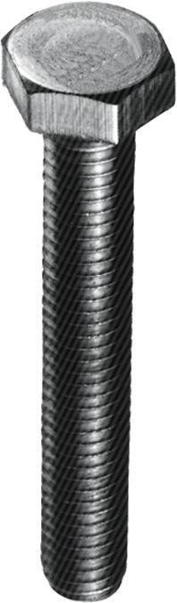 Sechskantschraube DIN 933 M12x 80 8.8 zn E-NORMpro 50 Stück