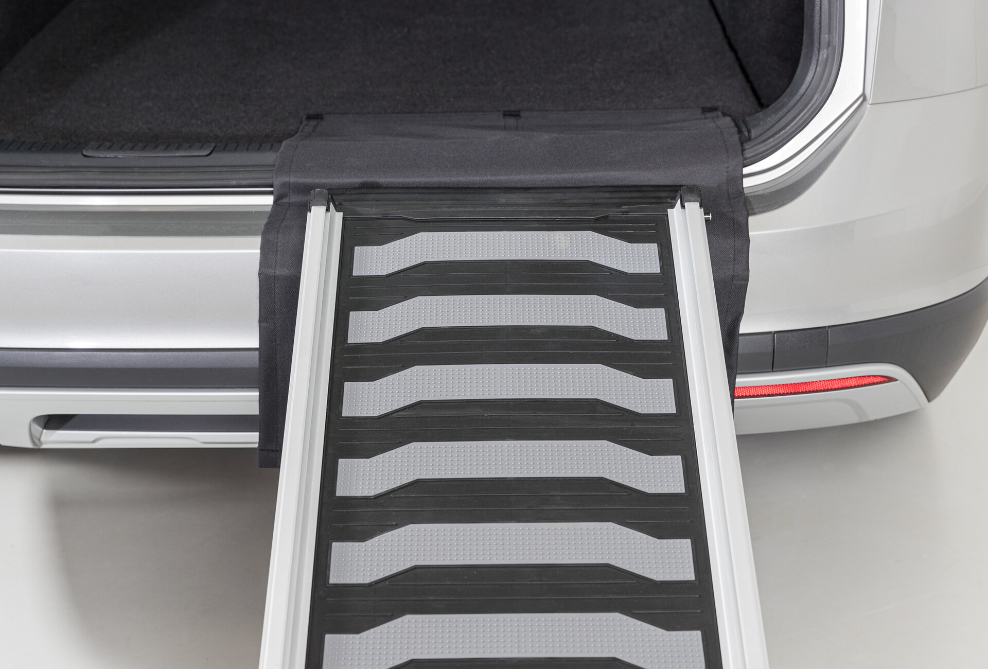 3-fach Teleskop-Rampe, Aluminium/TPR