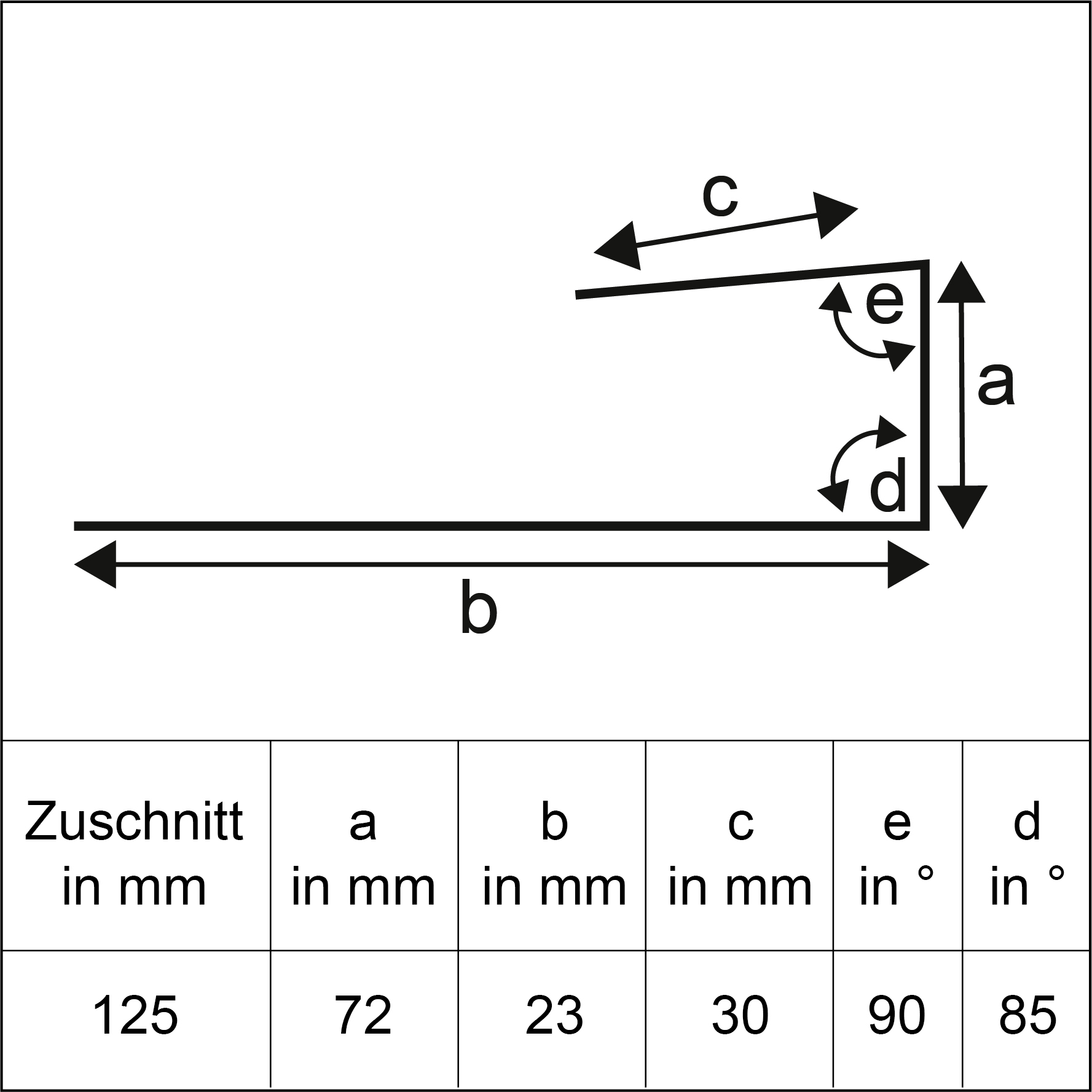 SDF Anschlussprofil "piccolo", 125mm x 2,0m bei leitermann.de günstig kaufen SDF Anschlussprofil "piccolo", 125mm x 2,0m