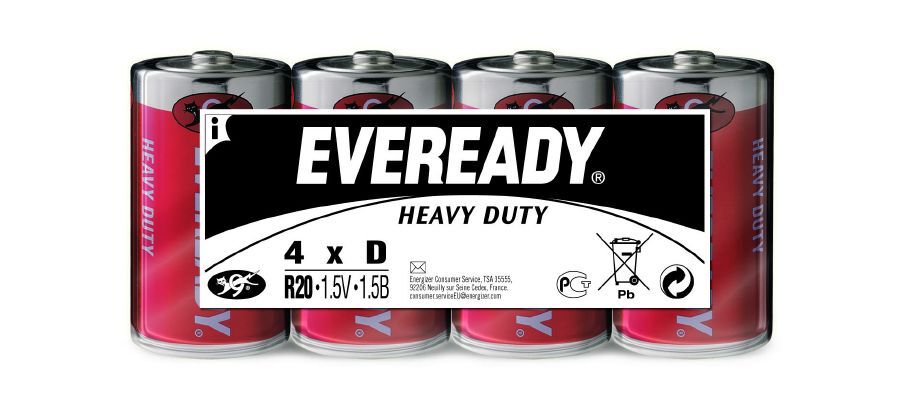 Energizer Batterie Mono Eveready Heavy Duty 1,5V