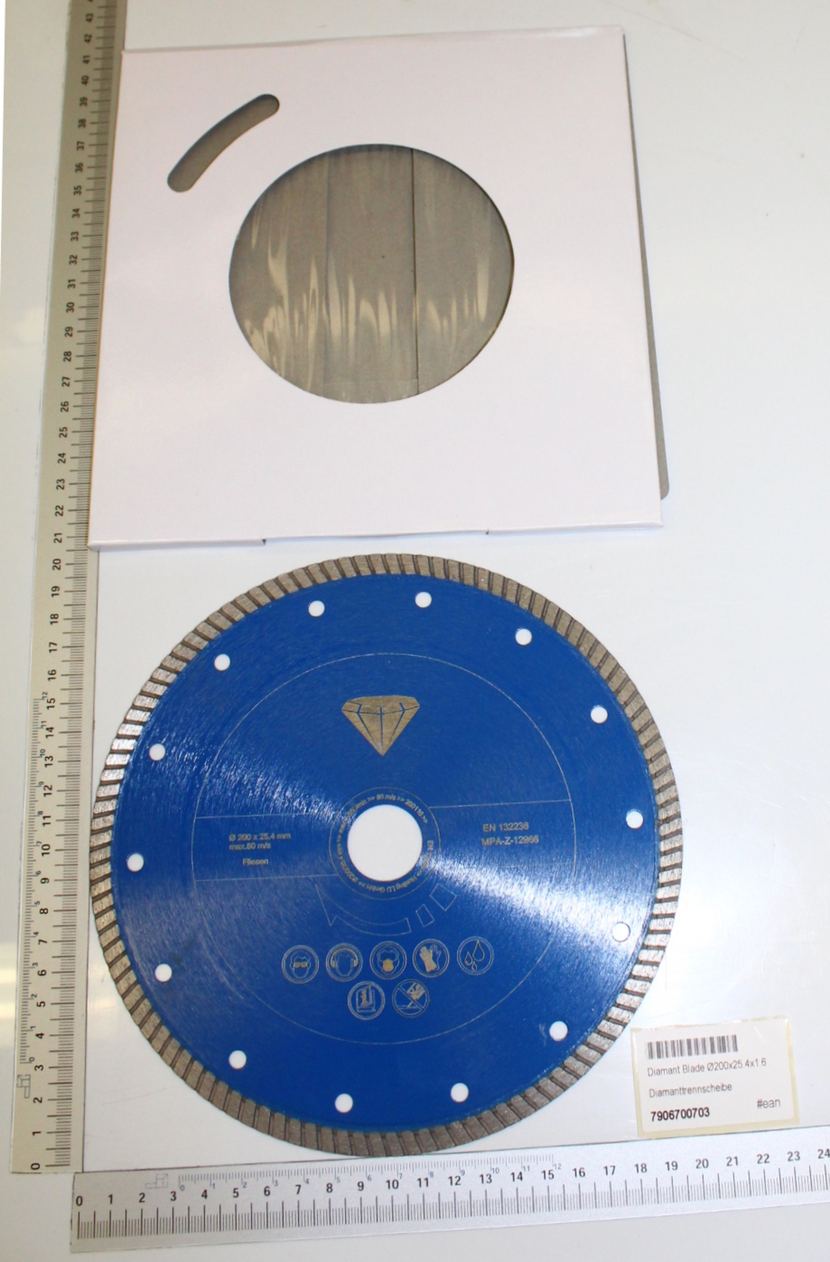 Diamant-Trennscheibe Ø 200 x 25,4 mm