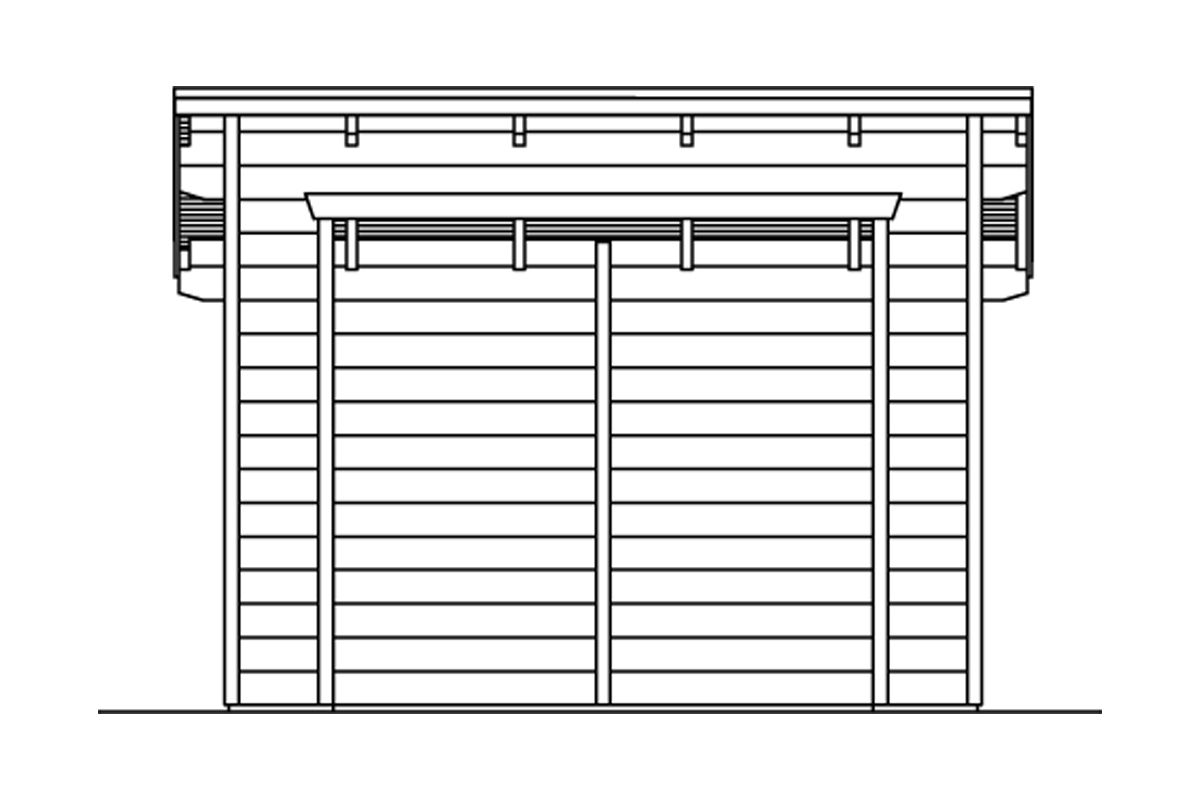 Unterstand Ole, natur