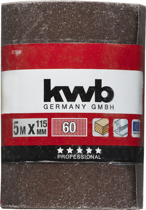 Schleifmittel auf Rollen