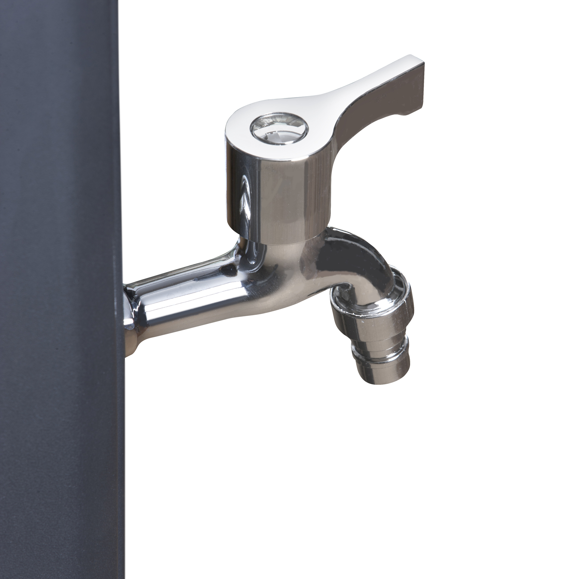 Harz Solardusche mit Fußdusche, 25l, schwarz