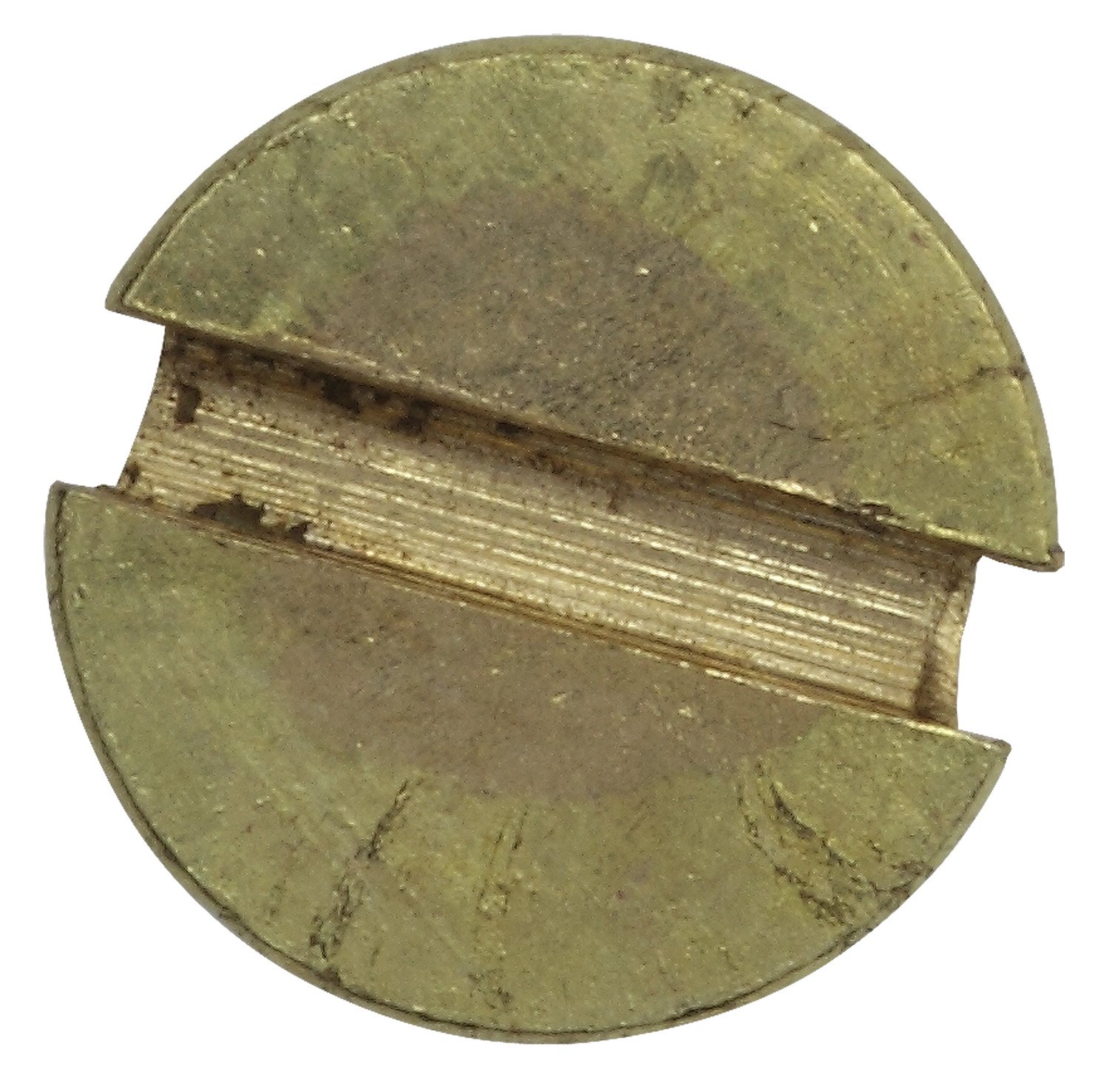 Holzschraube Senkkopf Messing