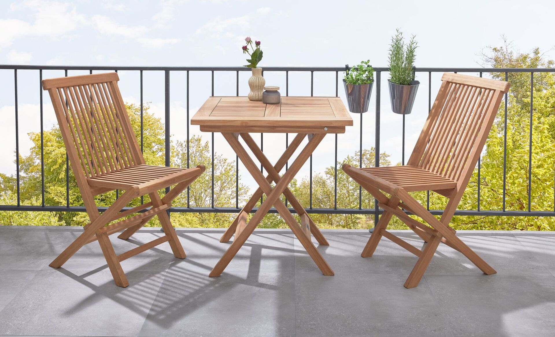 Bistrotisch Riva, 70x70cm, Teak FSC