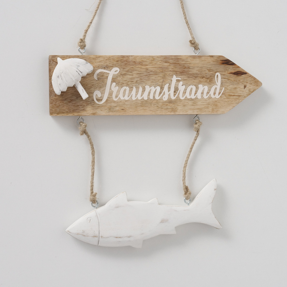 Schild Strandhus, 3-fach sortiert