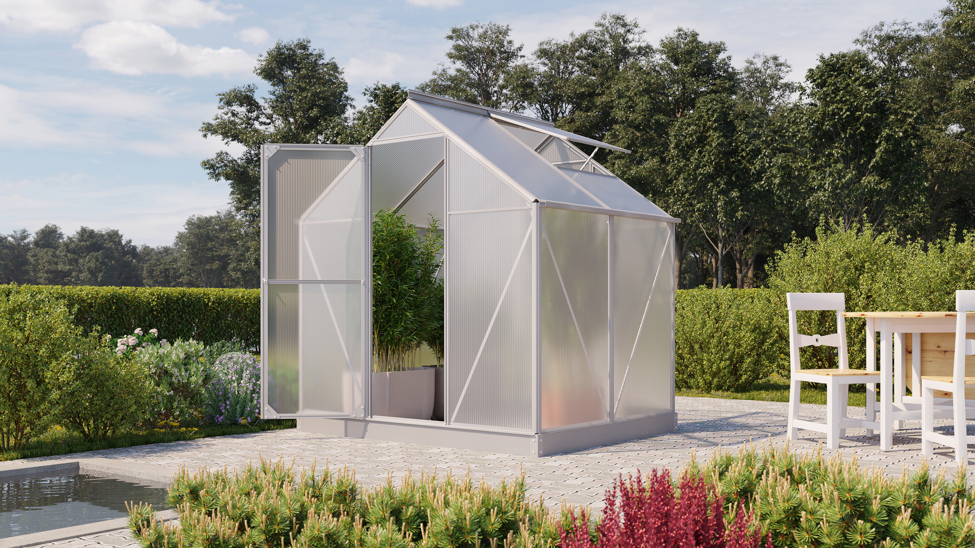 Gewächshaus Eos 3100 bei leitermann.de günstig kaufen Gewächshaus Eos 3100