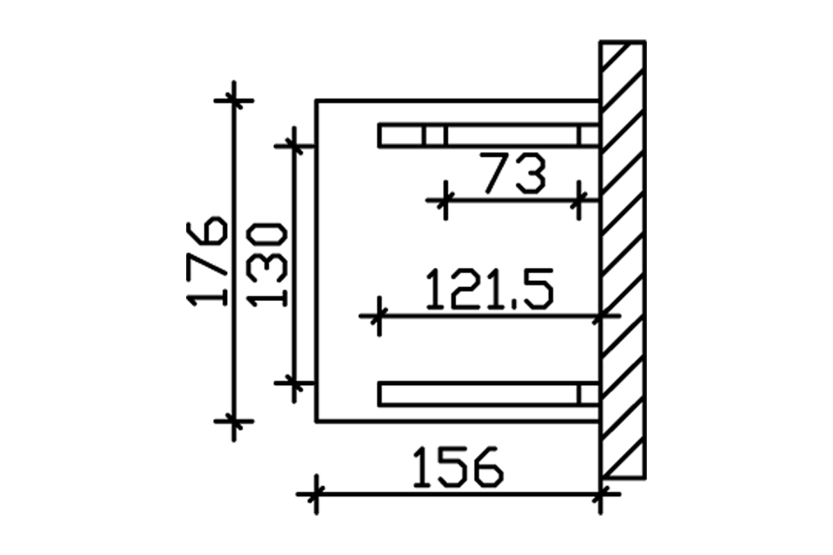 Vordach Potsdam 3 Pultdach bei leitermann.de günstig kaufen Vordach Potsdam 3 Pultdach