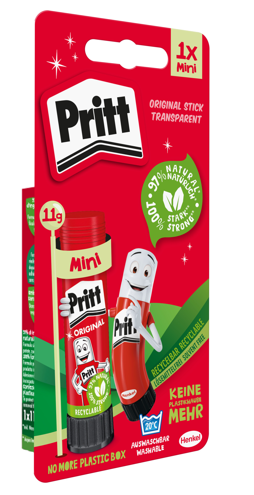 Klebestift Original, trocknet transparent