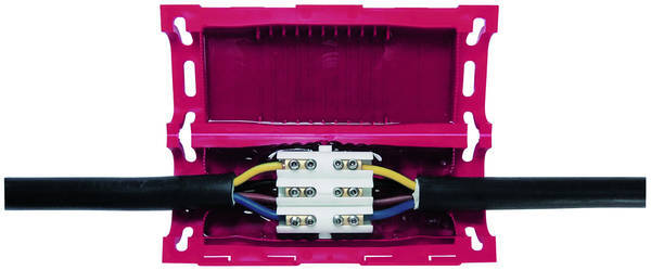 Gel-Muffe EASY 3V 5x1,5 bis 6mm² inkl.Klemme+Kabelbinder