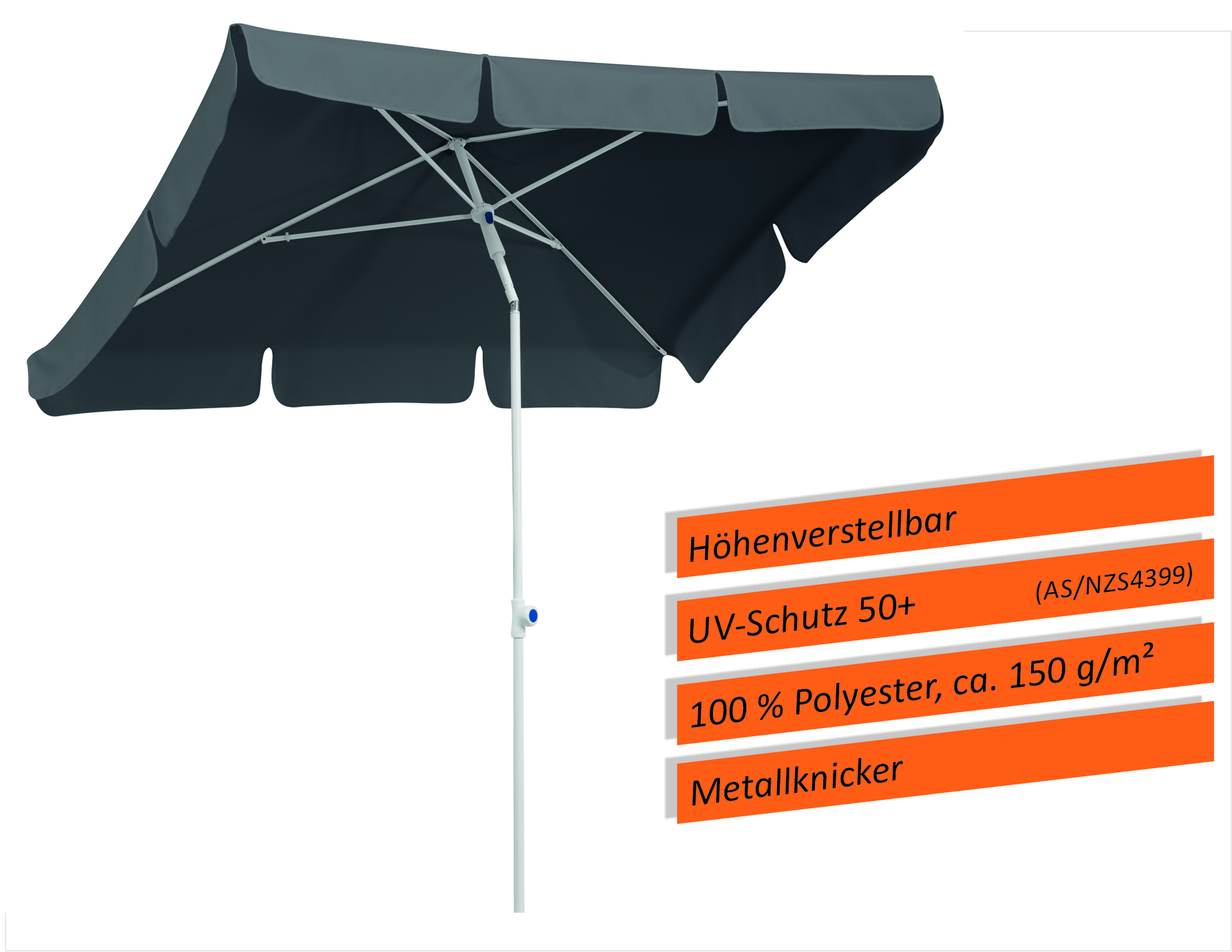 Schneider Schirme Sonnenschirm Ibiza 180×120/4cm