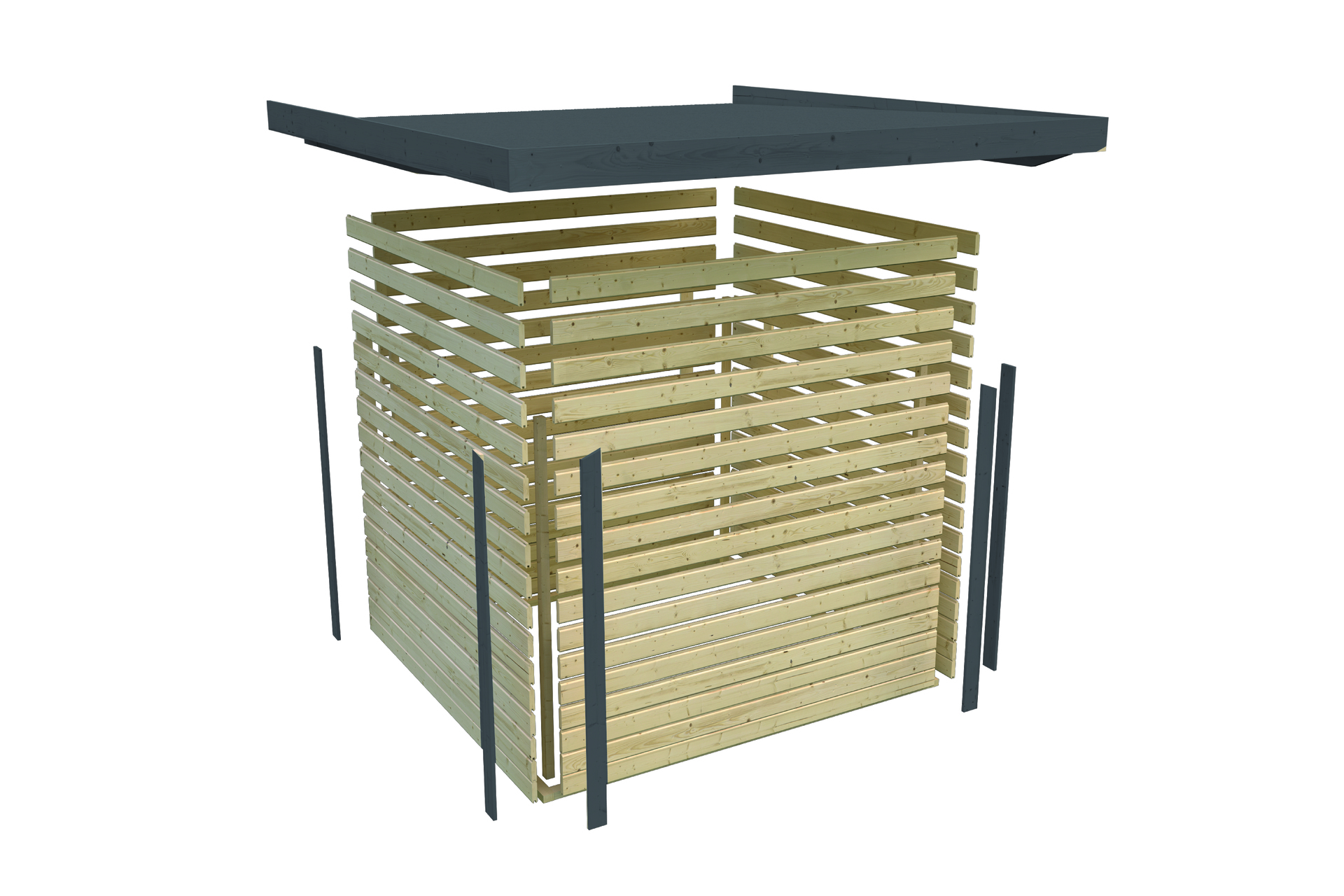 Gartenhaus Osterby C SET