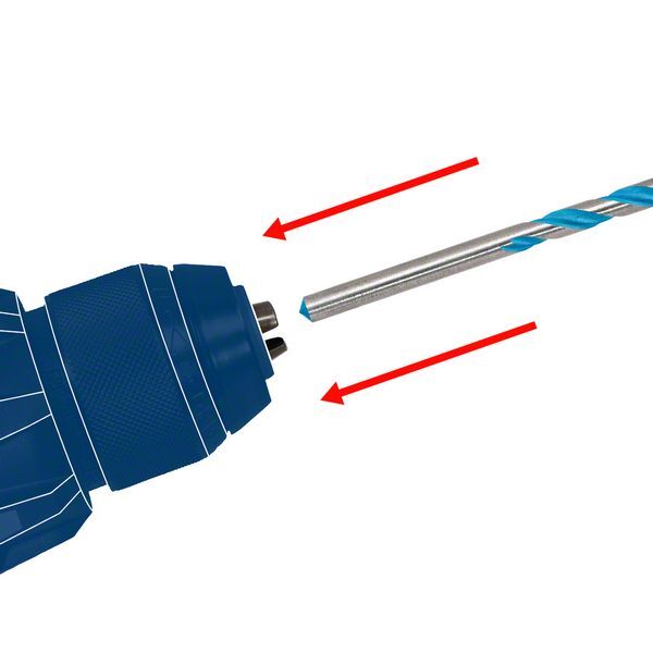EXPERT CYL-9 MultiConstruction Bohrer, 6 x 60 x 100 mm. Für Dreh- und Schlagbohrer
