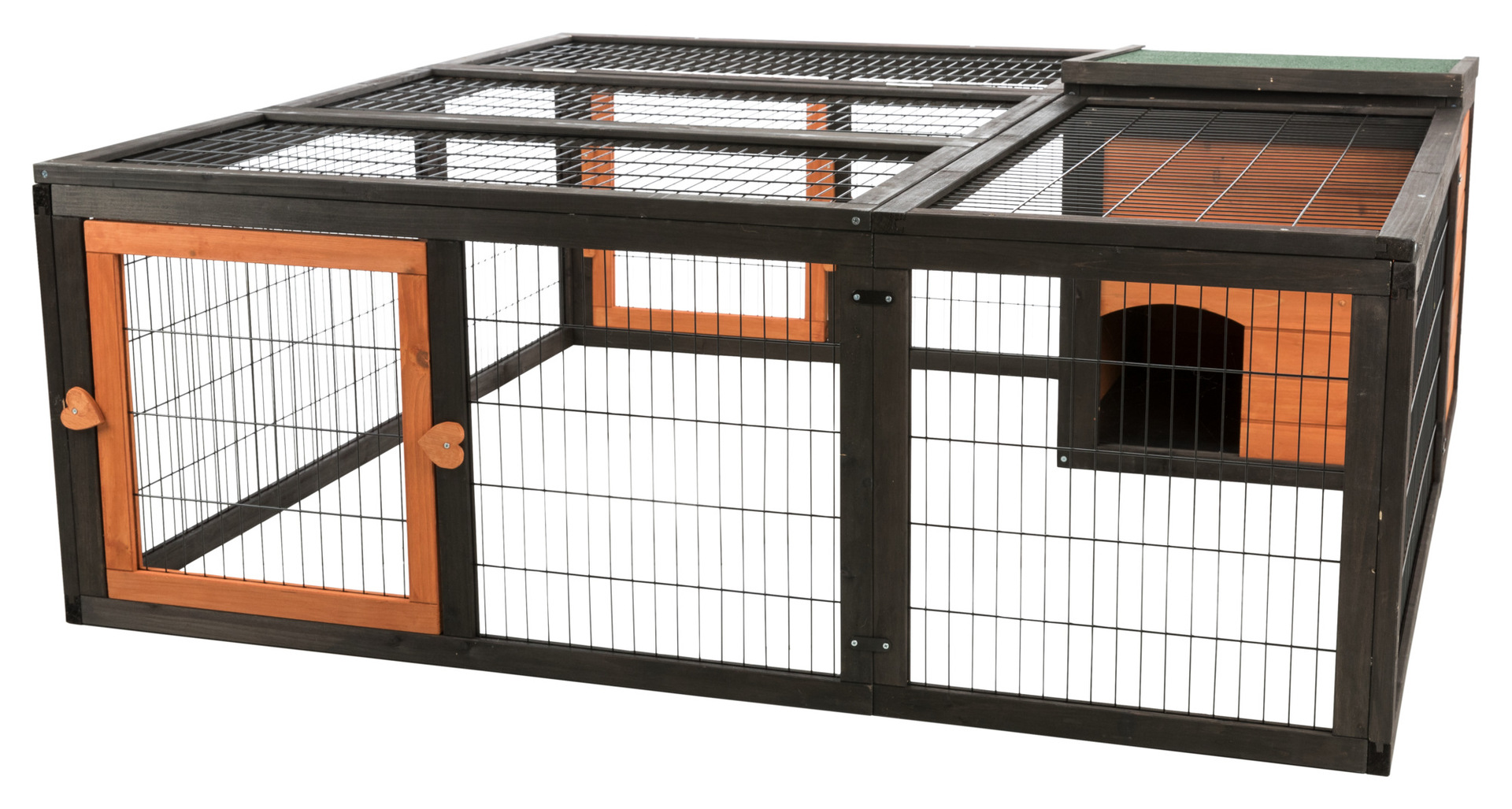 Freilaufgehege mit Abdeckung bei leitermann.de günstig kaufen Freilaufgehege mit Abdeckung