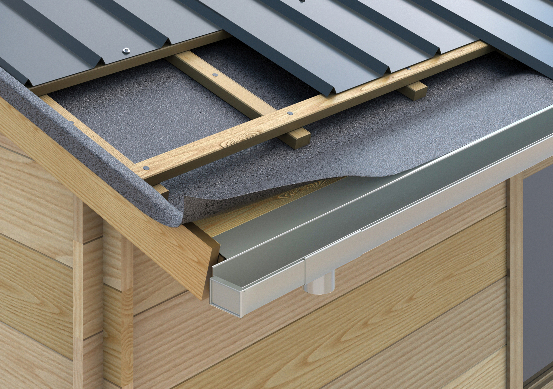 Ablaufset für SDF-Kastenrinne "piccolo", Alu, RG 70 bei leitermann.de günstig kaufen Ablaufset für SDF-Kastenrinne "piccolo", Alu, RG 70