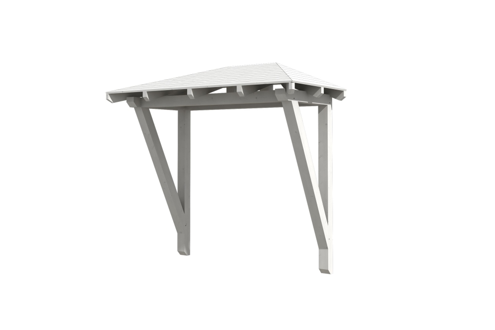 Vordach Wismar 2 Walmdach