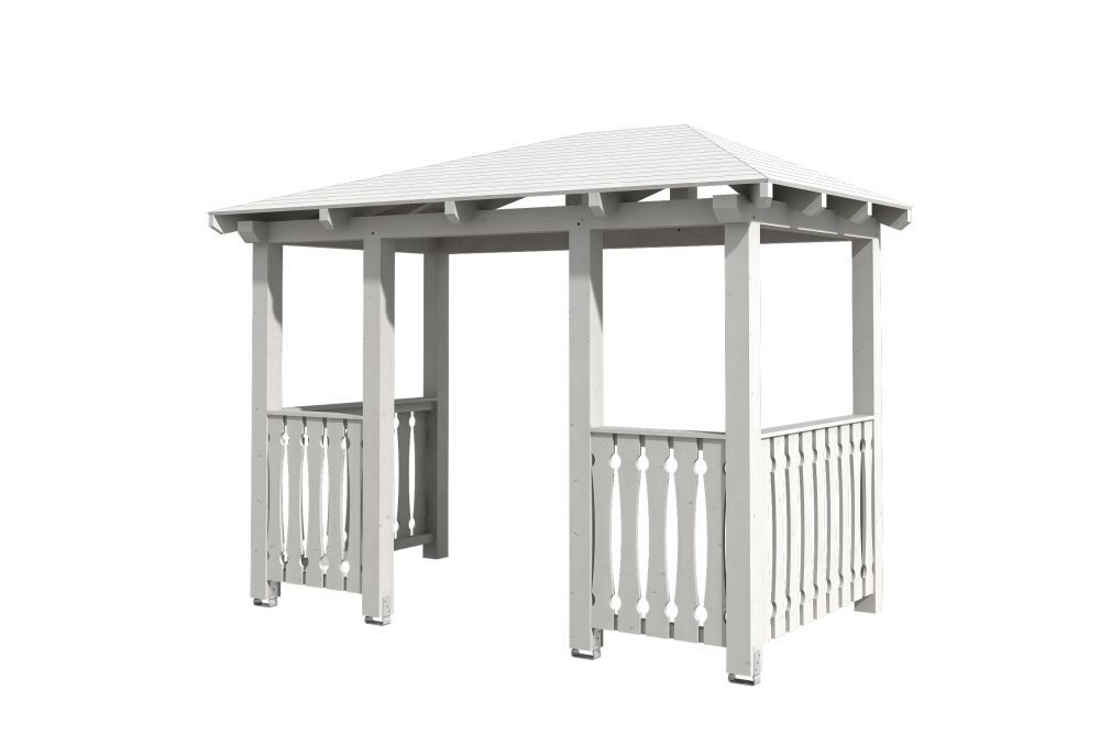 Vordach Wismar 8 Walmdach