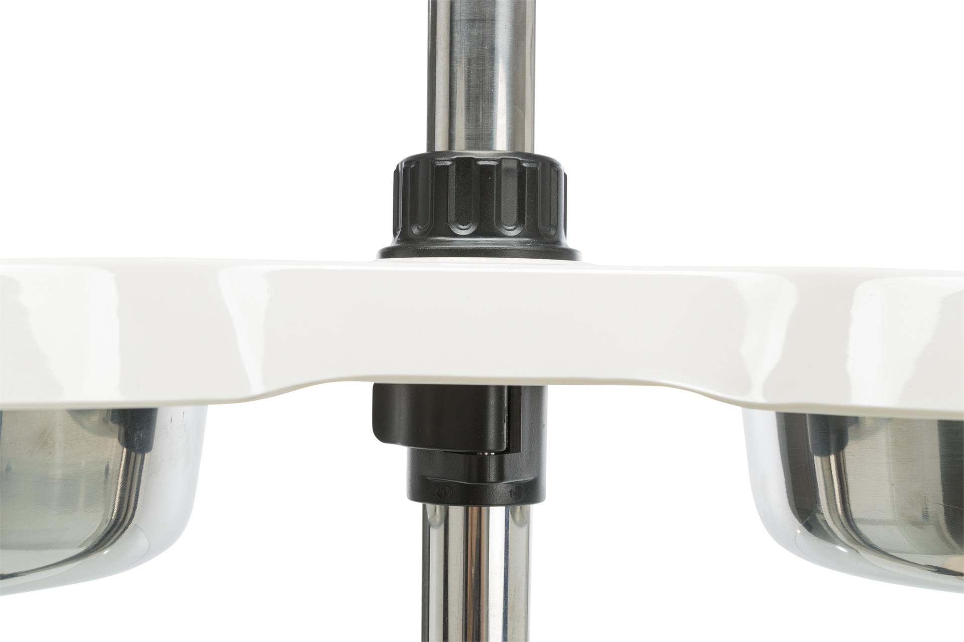 Hundebar, Melamin/Edelstahl