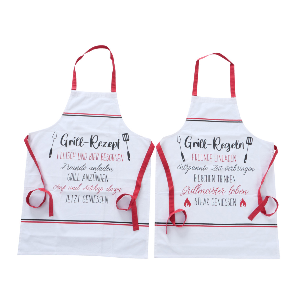 Schürze Grillrezept, 2-fach sortiert bei leitermann.de günstig kaufen Schürze Grillrezept, 2-fach sortiert