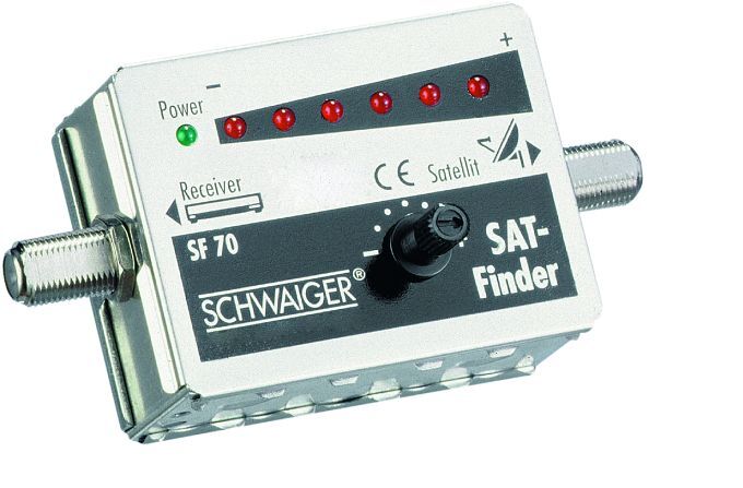 Schwaiger GmbH Schwaiger SAT-Finder mit Ton und Kabel