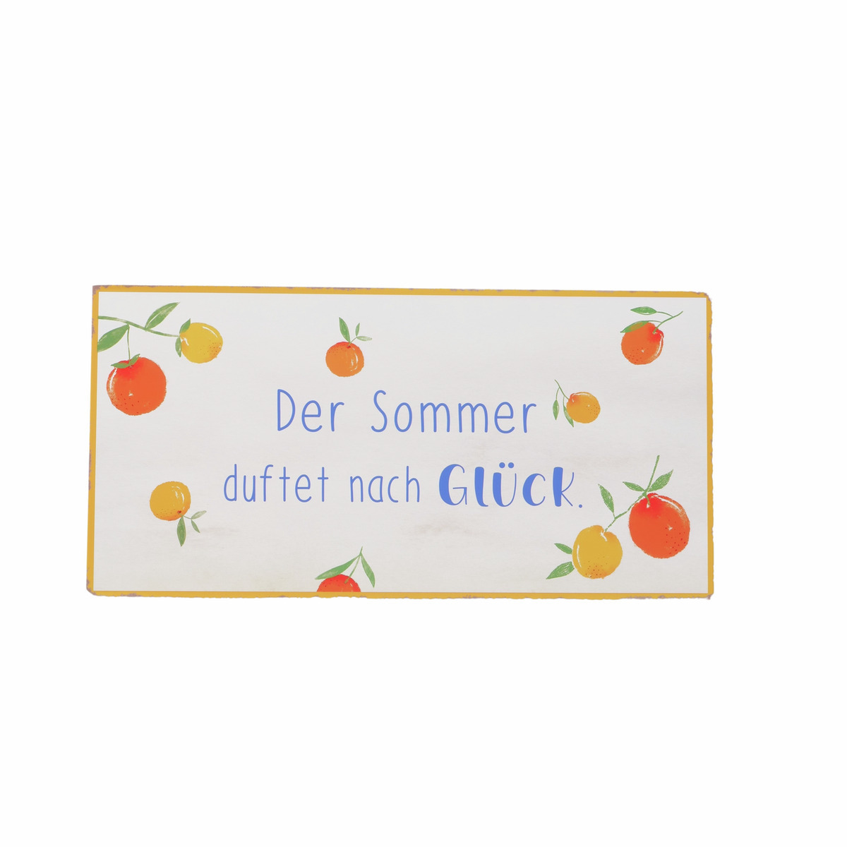 Schild Fruits, 3-fach sortiert