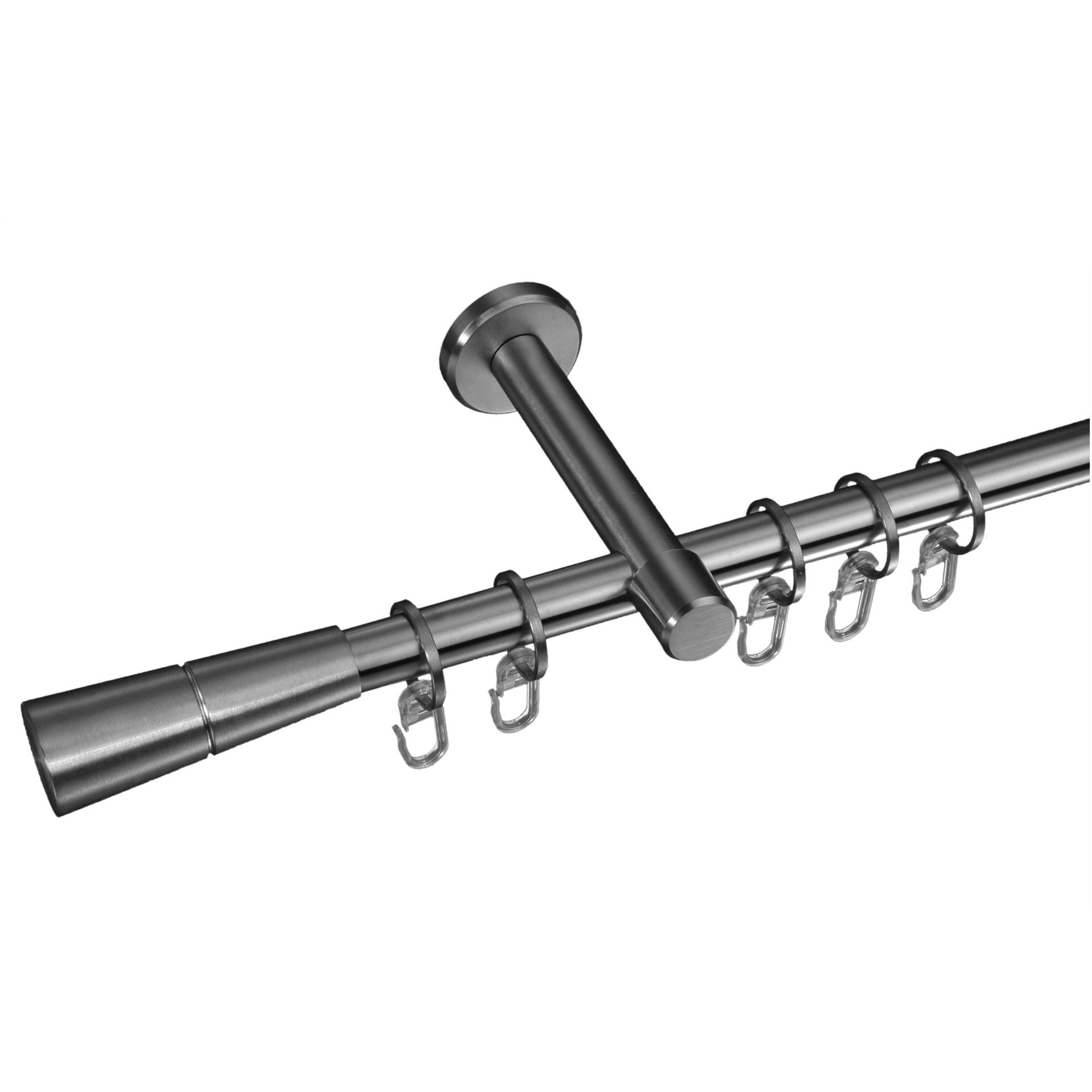 Gardinenstange Concav 16 mm Stilgarnitur aus Edelstahl