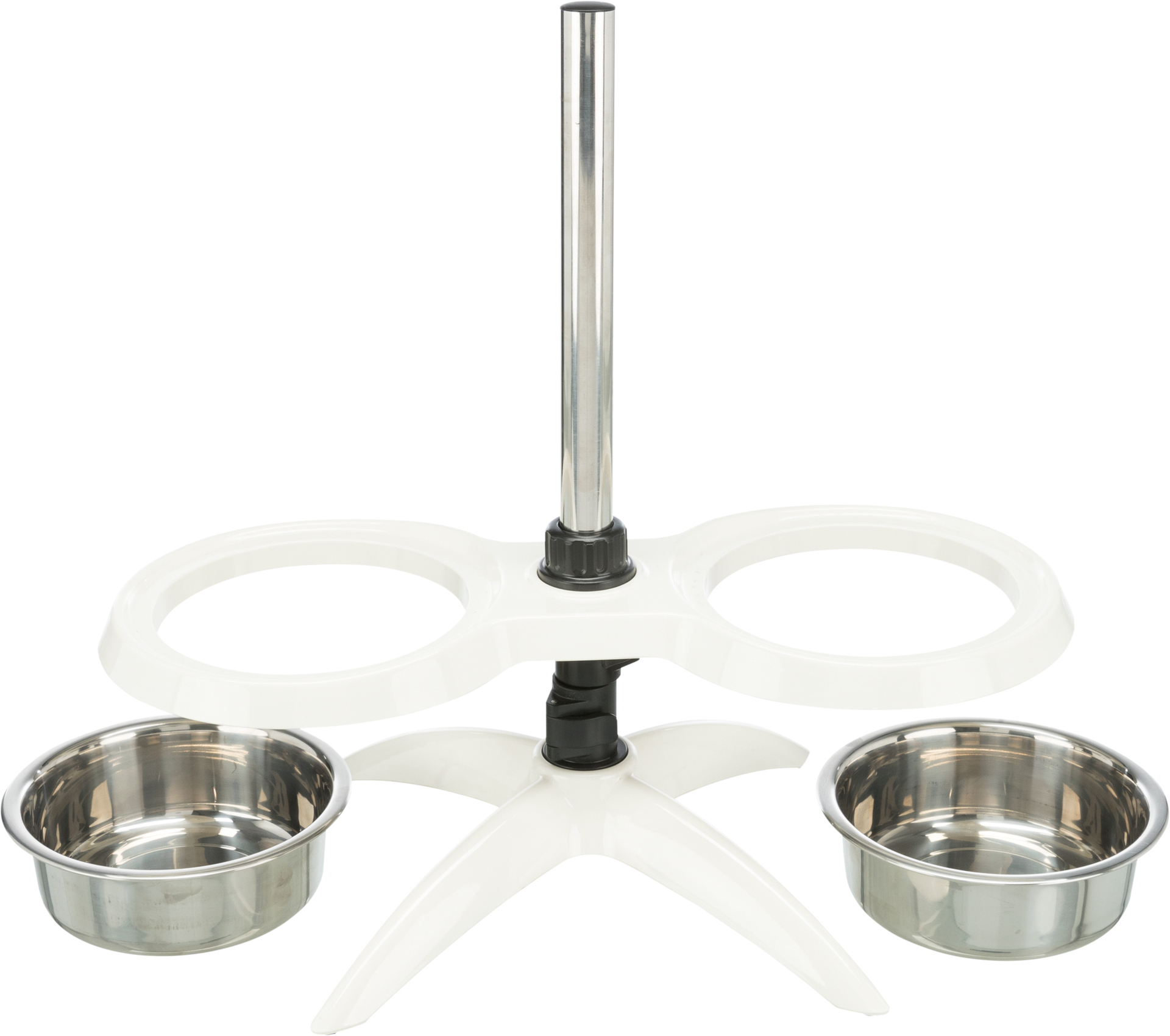 Hundebar, Melamin/Edelstahl