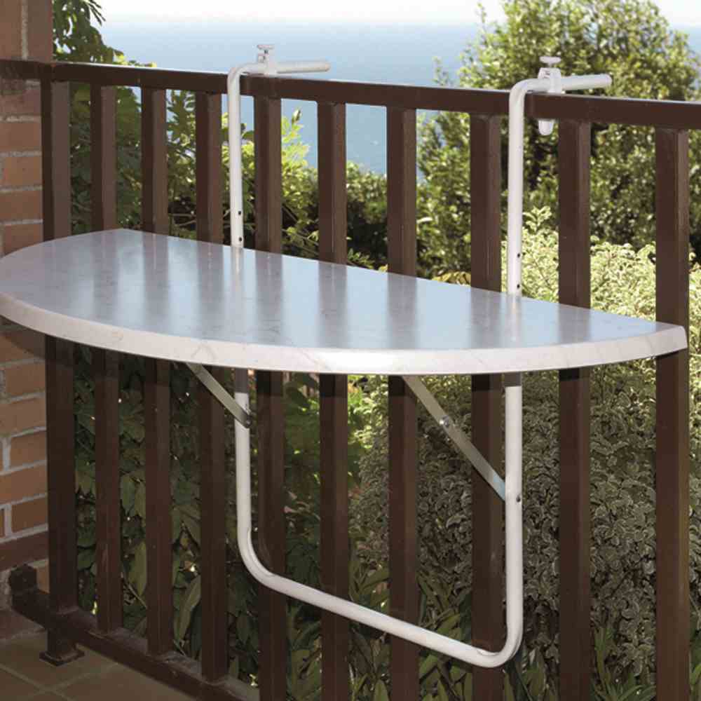 Siena Garden Balkontisch klappbar 100x50cm weiß bei leitermann.de günstig kaufen Siena Garden Balkontisch klappbar 100x50cm weiß