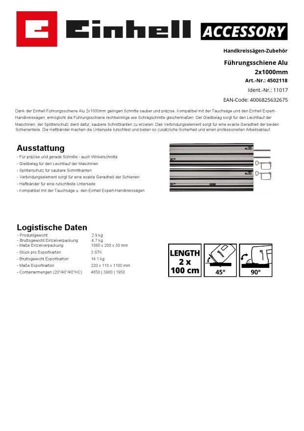 Führungsschiene Alu