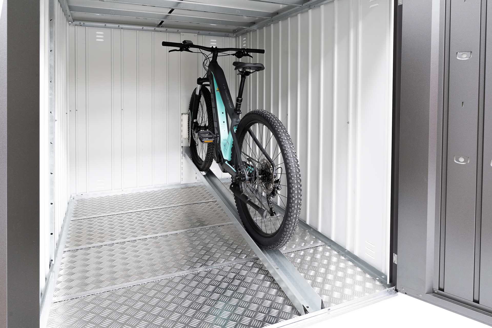 Fahrradschiene für MiniGarage bei leitermann.de günstig kaufen Fahrradschiene für MiniGarage