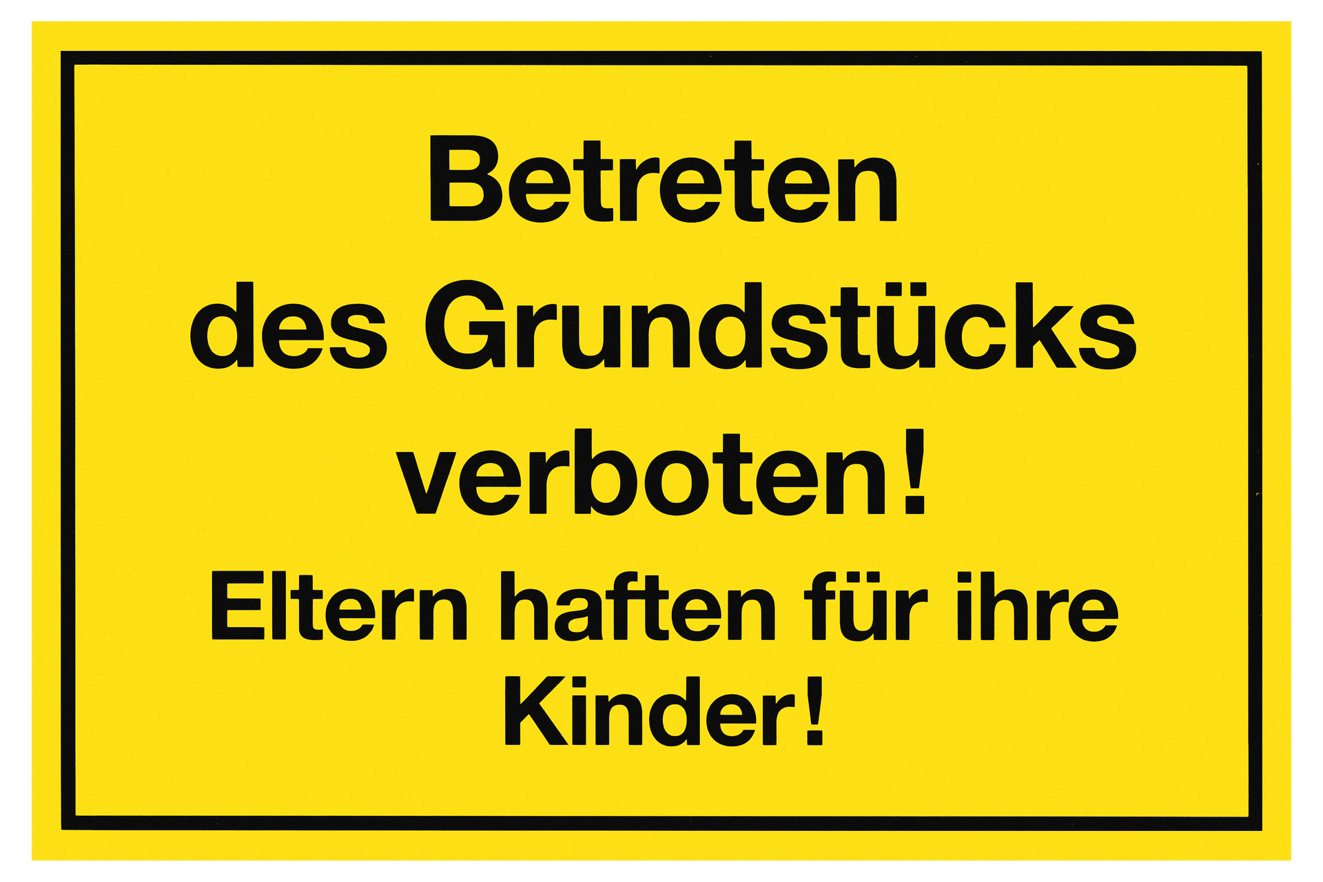 Hinweisschild