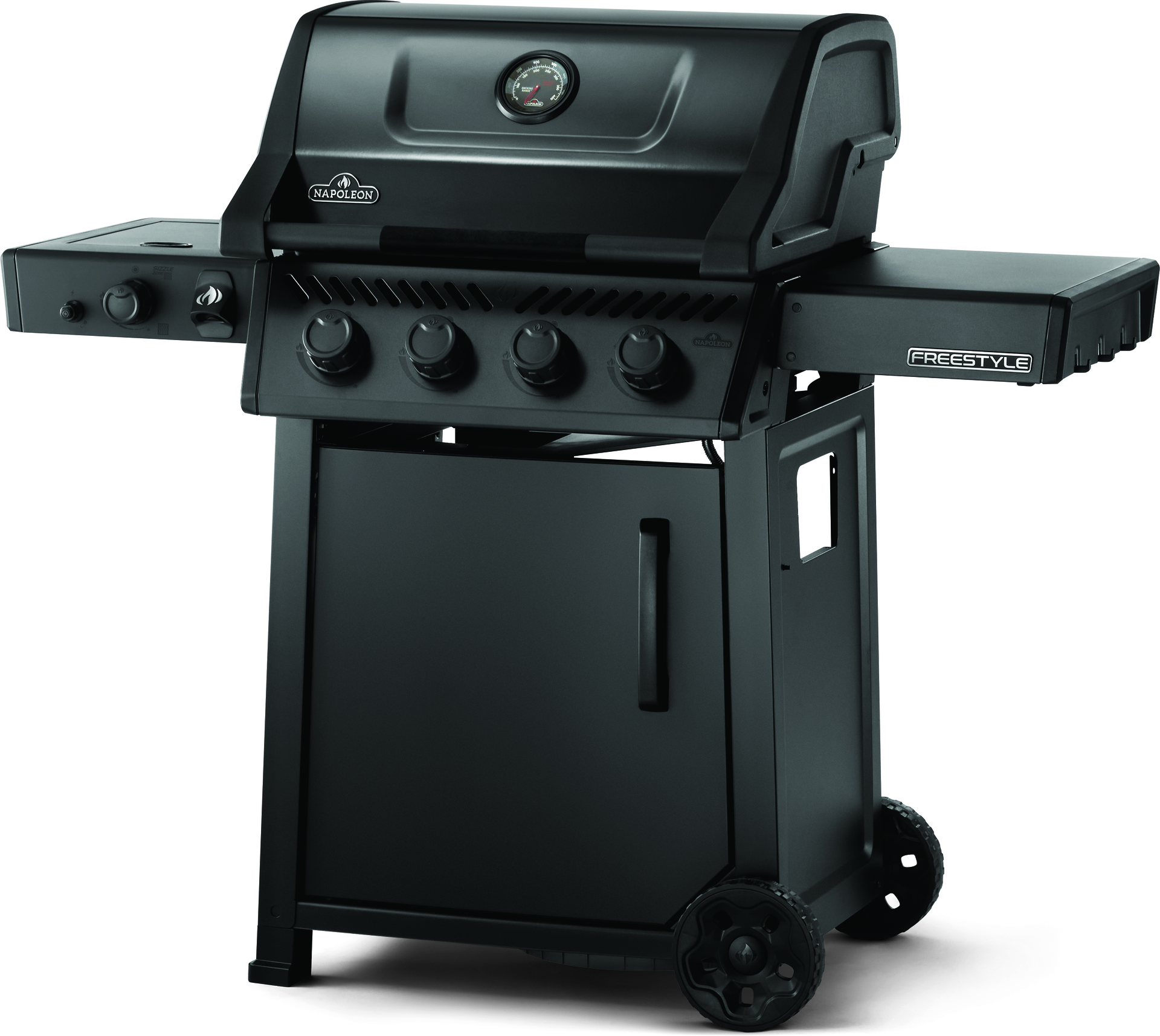 Gasgrill Phantom Freestyle 425, mit Edelstahl Rosten und Tür, Mattschwarz bei leitermann.de günstig kaufen Gasgrill Phantom Freestyle 425, mit Edelstahl Rosten und Tür, Mattschwarz