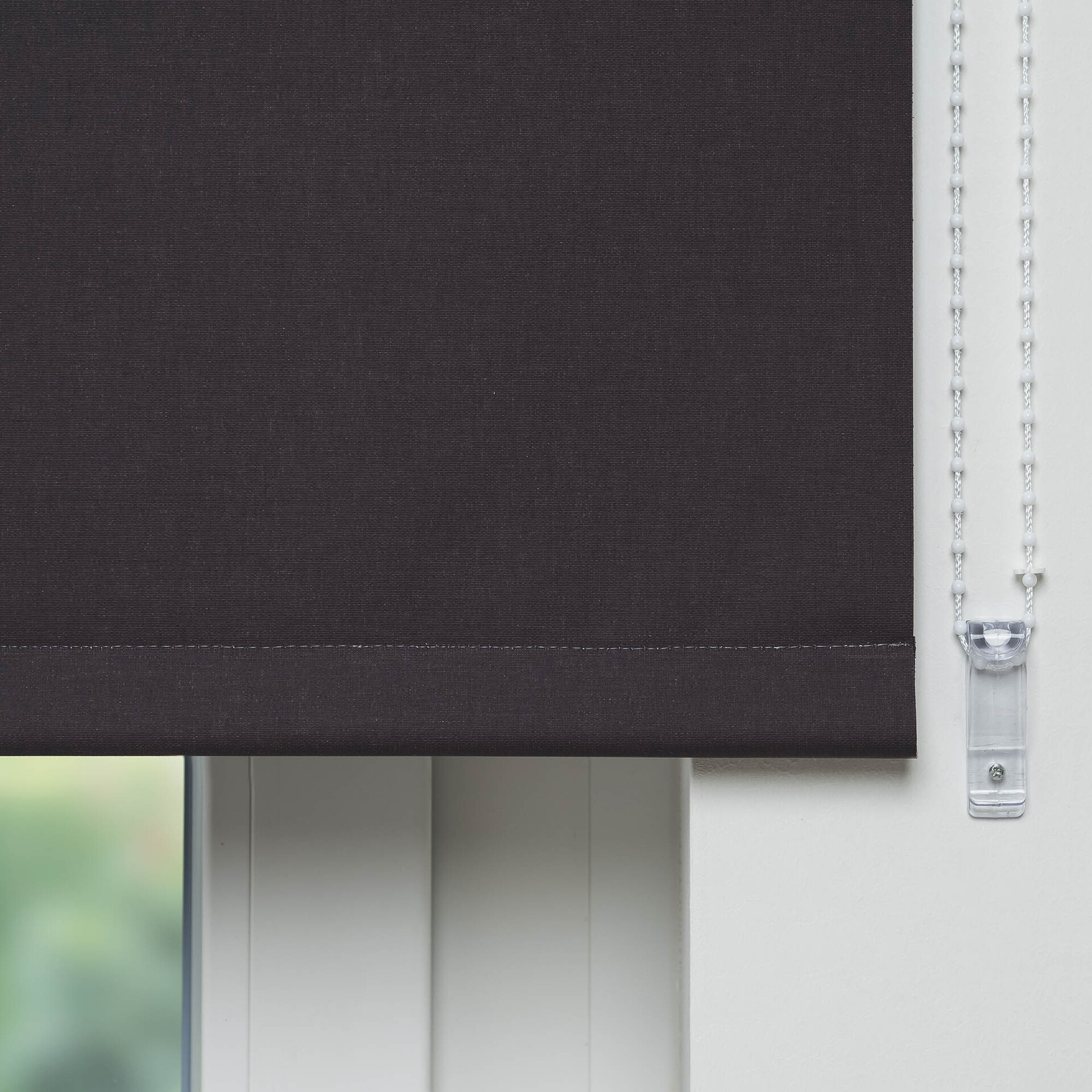 Seitenzug-Rollo Uni Verdunkelnd