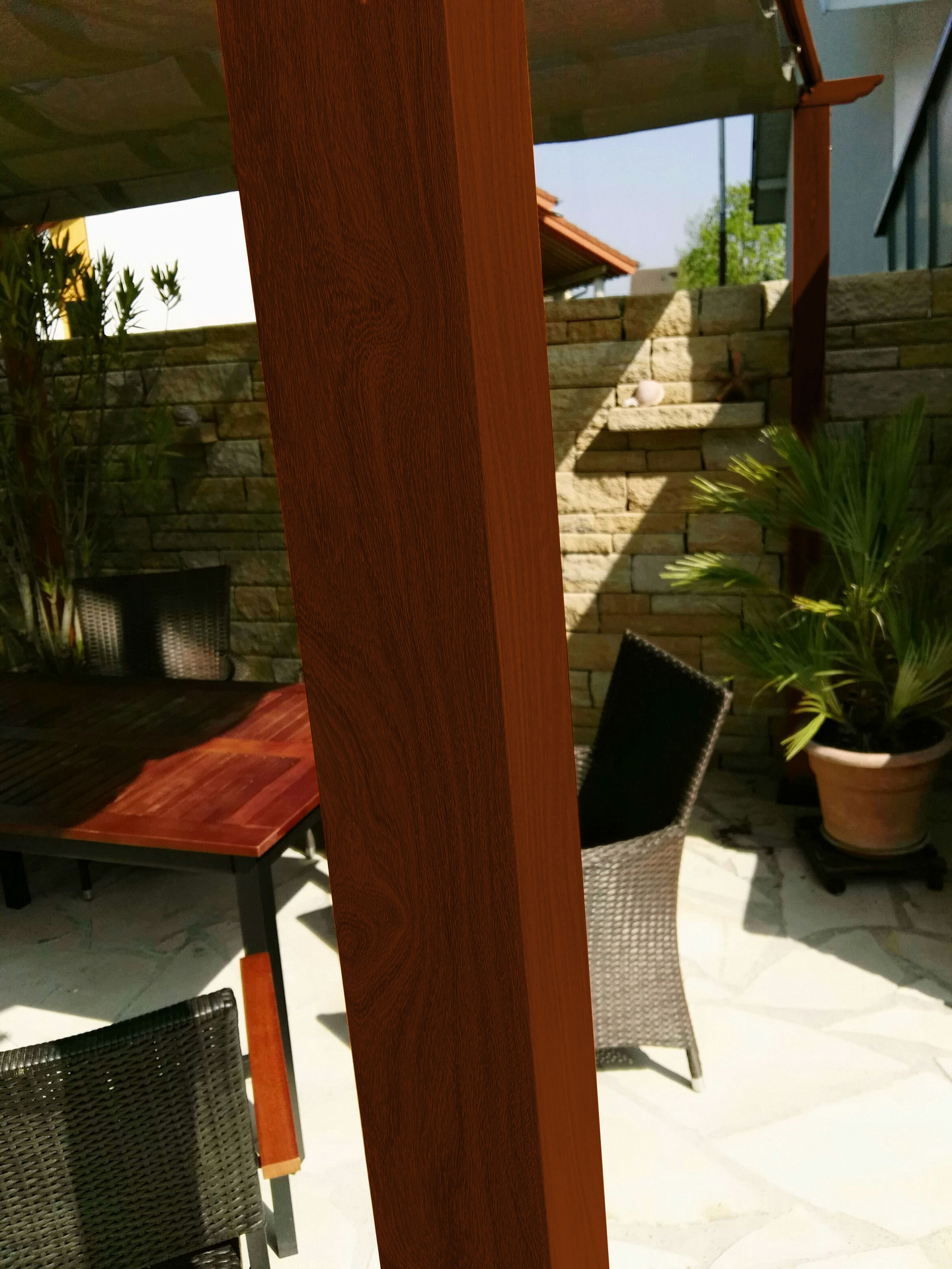 Pavillon Florenz 350 x 505 x 236cm