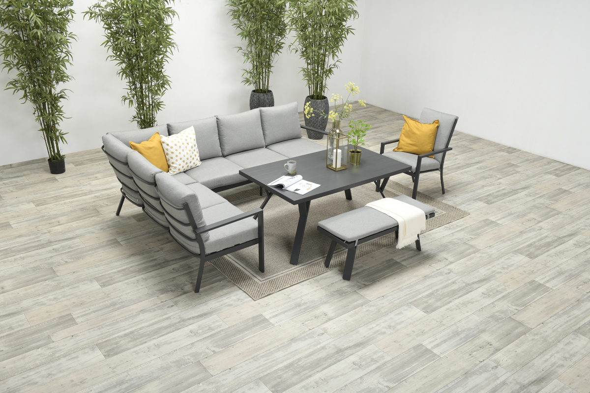 Sergio Lounge-Dining Set 3-teilig