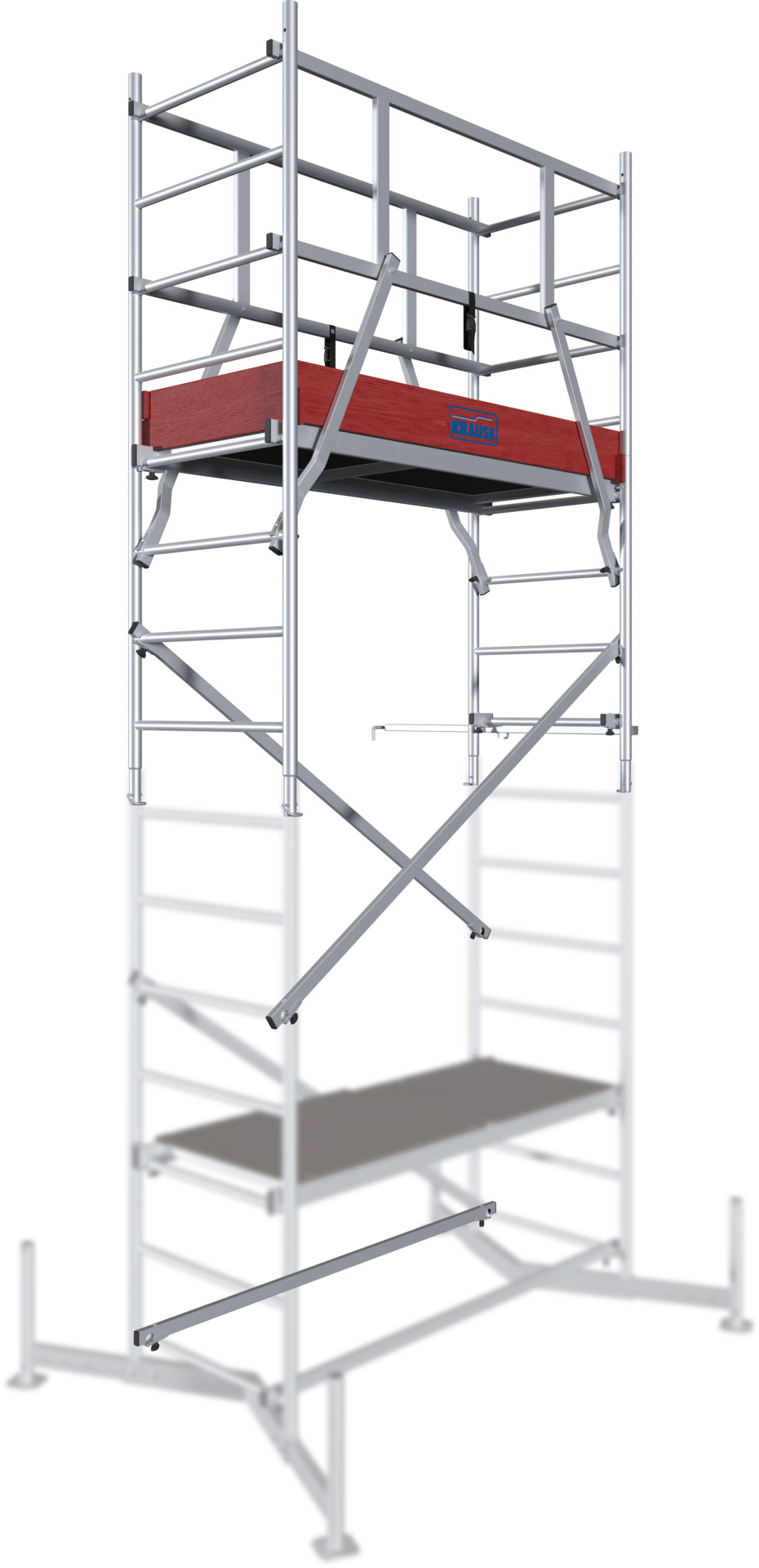 ClimTec Alu-Arbeitsgerüst 1. Aufstockung